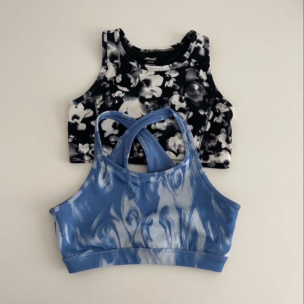NWOT Bundle of two GIRLS sports bras